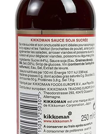  Kikkoman Kikoman Sweet Soy Sauce 250 ml - Pack of 3 - Buy Online on GoSupps.com