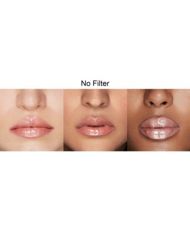 Rinna Beauty Lip Plumping Gloss - No Filter - Vegan Formula | Boosts Collagen, Increases Lip Volume | Cruelty-Free - Buy Online on GoSupps.com