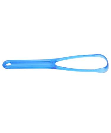 Buy Tongue Scraper & Cleaner Non-Slip Handle for Fresh Breath | Professional Tongue Brush in Blue - International Shipping Available! - Buy Online on GoSupps.com