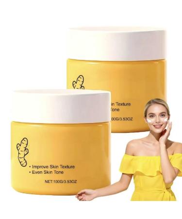 Turmeric Body Cream Moisturizer Moisturizing Body Cream Light & Nonsticky For Skin & Smooth Texture2pcs