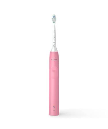 Philips Sonicare 4100 Power Toothbrush - Rechargeable Electric Toothbrush with Pressure Sensor - Deep Pink HX3681/26 - Buy Online on GoSupps.com