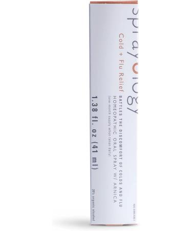 Sprayology Cold & Flu Relief Oral Spray - Natural Homeopathic Formula | Gluten-Free, Lactose-Free | 30 Day Supply (1.38 fl oz) - Buy Online on GoSupps.com