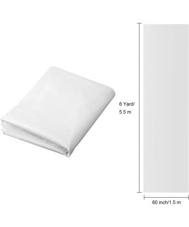 White Lightweight Fusible Non-Woven Interfacing Fabric - 60x6 Yards - DIY Iron-On Supplies - Buy Online on GoSupps.com