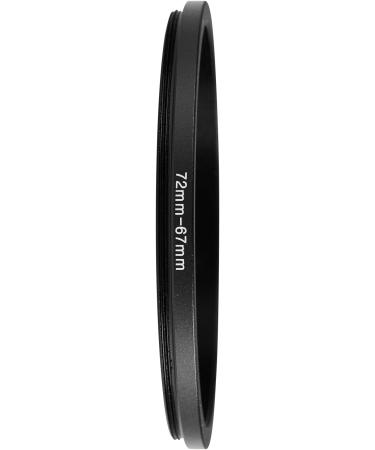 72mm to 67mm Step-Down Ring Filter Adapter,for All Brands UV ND CPL, Metal Ring Step-Down Rings Adapter Filter (72mm to 67mm)