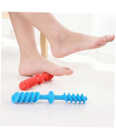 Lurrose Leg Roll Massage Device - Heel Spur & Plantar Fasciitis Relief - Foot Roller for Yoga & Deep Tissue Massage (23.5x3.5cm Red) - Buy Online on GoSupps.com