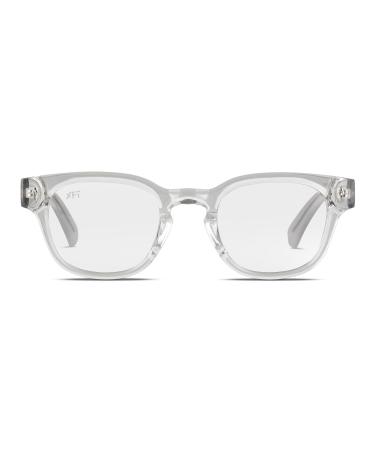 X Frame Therapy Blue Light Glasses Transluming Men/Women Acetate Screen Glasses Blueblock Blue Light (BlueBlock)