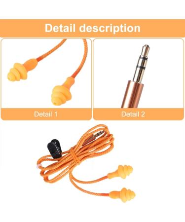 Reusable Corded Silicone Ear Plugs - Noise Cancelling Ear Protection for Work & Sleep | International Shipping - Buy Online on GoSupps.com