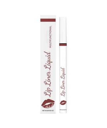Generisch Lip marker - Glossy makeup - Waterproof lip color - For women and girls - For parties office travel home everyday wear Valentine's Day and holidays