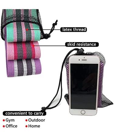 K&KLACOSTA Elastic Resistance Bands - 3-Level Non-Slip Bands for Men & Women | Fitness Workout Outdoor Exercises & Gift Ideas - Buy Online on GoSupps.com
