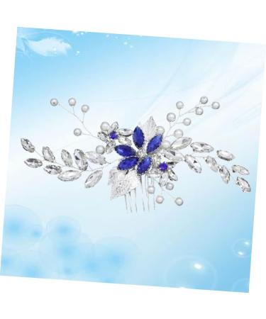 FRCOLOR bridal hair comb bridal comb headpiece clip wedding hair comb jewelry comb bride wedding hair accessories bridal flower comb wedding side comb pearl bridal comb Miss dress crystal - Buy Online on GoSupps.com