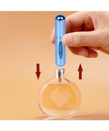 LABOTA Portable Mini Refillable Perfume Atomizer Spray Bottle 5ml - 6 Pack for Travel - Buy Online on GoSupps.com