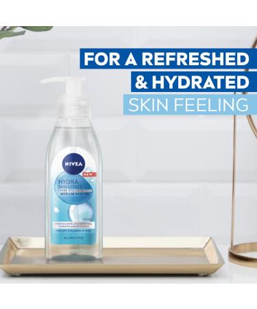 Nivea Hydra Skin Effect Micellar Face Wash 150ml - Hydrating Cleanser for All Skin Types | International Shipping Available - Buy Online on GoSupps.com