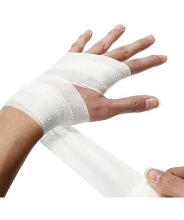Self-Adhesive Cohesive Wrap Bandages | Elastic First Aid Gauze for Wrist & Ankle | 7.5cm x 5m Roll (Skin Color) - Shop Internationally - Buy Online on GoSupps.com
