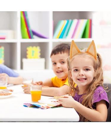 Jing Xin Dog Ears Headbands - 2 PCS Halloween Cosplay Costume Accessories for Kids & Adults - Buy Online on GoSupps.com