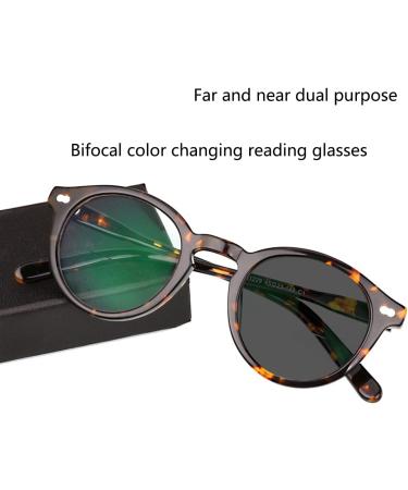 Shop LGQ Bifocal Reading Glasses | UV400 Photochromic Sunglasses | Fashionable Full-Frame Specs +1.00 to +3.00 - Buy Online on GoSupps.com