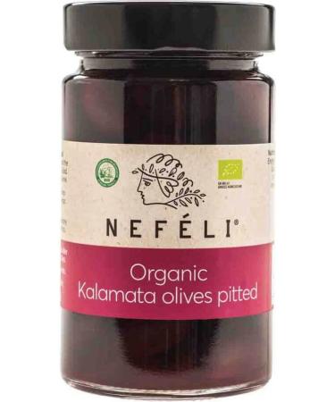 ORGANIC LAGOON SEED-FREE KALAMATA BLACK OLIVES 295 g – NEFELI