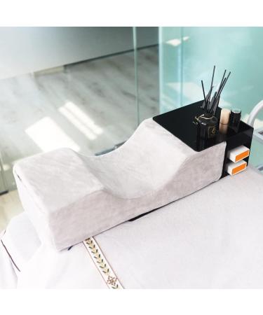 MNpartnery Beauty Salon Eyelash Extension Neck Pillow - Comfortable Velvet Memory Foam Pillow for Lash Extension Grafting (Grey) - Buy Online on GoSupps.com