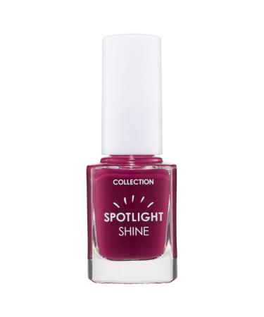 Collection Cosmetics Long Lasting Spotlight Shine Nail Polish Colour 10.5ml Raspberry Jam Raspberry Jam 10.5 ml (Pack of 1)