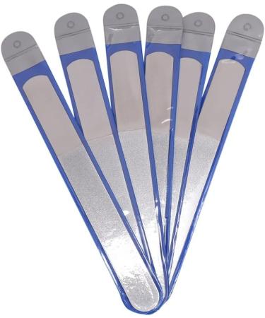 Balawin 12 Pieces Stainless Steel Nail File Double-Sided Diamond Nail File Metal Nail File Manicure File for Family and Travel - Buy Online on GoSupps.com