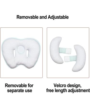 KAKIBLIN 2 in 1 Baby Travel Pillow - Adjustable Banana Shape Baby Neck Pillow for Newborns - Blue - Buy Online on GoSupps.com