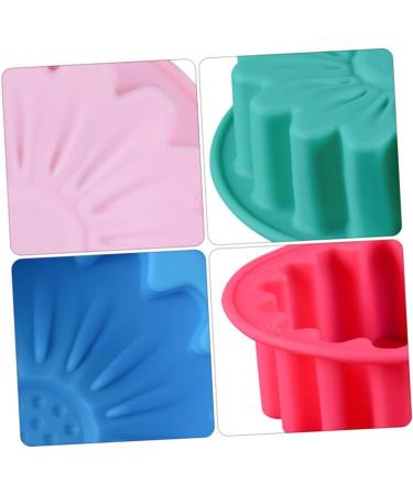 OUNONA Cakesicles Mold Silicone Bakeware Muffin Candy Molds De para Gelatinas Flower Pattern Cake Mold Silicone Ice Cube Molds Silicone Candy Mold Chocolate Ice Cubes Self Made - Buy Online on GoSupps.com
