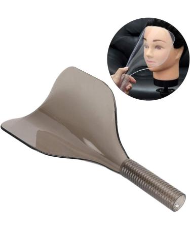 Hairdressing Face Mask for Dyeing & Cutting - Transparent Gray Eye Protection Cover for Salon Styling Tools - Buy Online on GoSupps.com