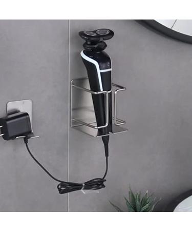Razor Hanger - Wall-mounted Metal Electric Razor Holder | Adhesive Shaver Storage Solution - Buy Online on GoSupps.com