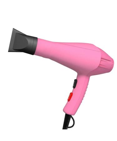 ADITAM 2200W Professional Salon Hair Dryer Nano Ionic &Negative Ionic Blow Dryer Ac Motor Fast Dry Low Noise Hair Blow Dryer with Diffuser & Concentrator 3 Colors Optional/Pink Double The Comfort