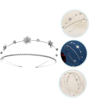 minkissy Double Laminated Headband Hair Accessories Womens Hair Clips Hair Barrettes for Women Hair Ties for Women Metal Hair Clips for Women Trendy Decor Miss Rhinestones Hairpin Grace - Buy Online on GoSupps.com