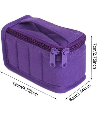 TIANTIAN Essential Oil Carrying Case - Purple | Perfect for Travel & Organization | International Shipping Available - Buy Online on GoSupps.com
