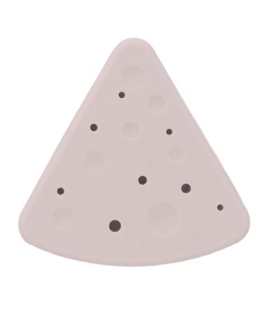 Portable Dustproof Triangle Powder Puff Box - Double-Sided Storage for Home & Travel (Chocolate Color - Buy Online on GoSupps.com