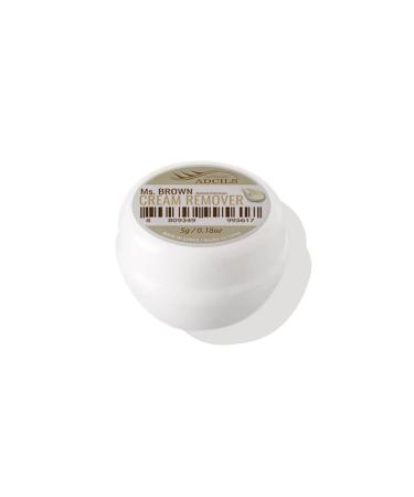 MS. BROWN EYELASH EXTENSION CREAM REMOVER 5g/0.16oz - Lash Glue Adhesive Gel Removing Cream Makeup Cosmetic Accessory 5g/0.16 Ounce