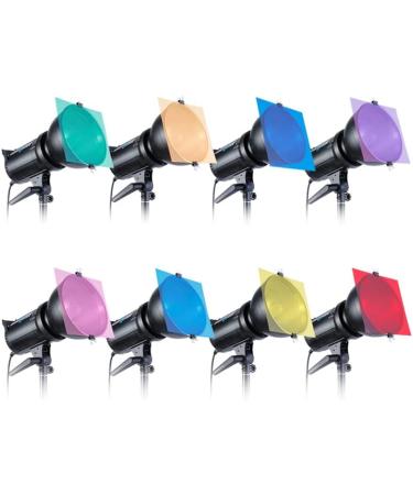 Universal Flash Gels Lighting Filter WS-2 7.8x7.8 inches - 16 Packs Transparent Color Correction Gel Filter - Buy Online on GoSupps.com