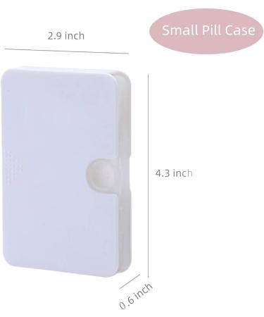 Portable Pill Organizer - 6 Compartment Travel Pill Case for Purse/Pocket - Small Pill Box Dispenser for Medicines & Supplements - Cod Liver Oil - 1 Count - Buy Online on GoSupps.com