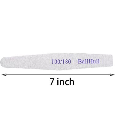 50PCS Double Sided Emery Board Nail Files - 100/180 Grit for Nail Art DIY - Buy Online on GoSupps.com