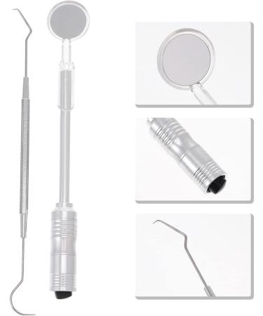 Healifty Dental Picks Set - Teeth Cleaning Kit with LED Light, Stainless Steel Tooth Scraper - Portable Oral Care Tool for Calculus Removal and Stain Prevention - Buy Online on GoSupps.com