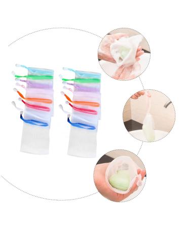 Buy Minkissy 20pcs Soap Foaming Net - Exfoliating Pouch & Bath Scrubber for Bubble & Soap Savers | International Shipping Available - Buy Online on GoSupps.com