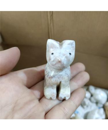 Home Decoration 1pc Natural Quartz Crystal Stones Specimen Cat Home Living Room Decoration Art Decoration Stones Stone Crystal Reiki