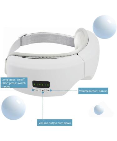Bluetooth Eye Massage Device with Warmth - Ultimate Relaxation & Relief for All - Buy Online on GoSupps.com