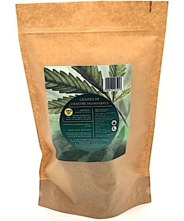 Organic Hulled Hemp Seeds (500 g) - Buy Online on GoSupps.com