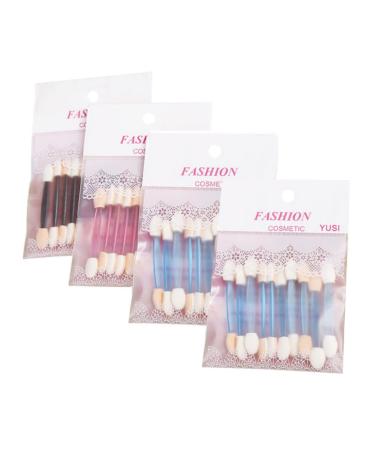 FOMIYES Eyeshadow Blending Brush 40pcs Sponge Stick Lip Gloss Applicator Eyeshadow Makeup Makeup Accessories Flat Cosmetics