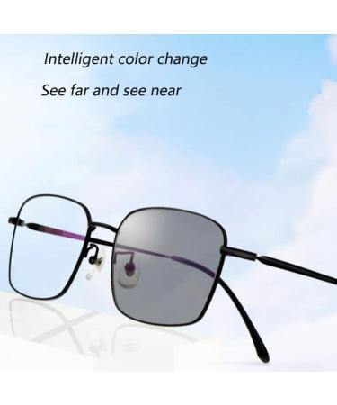 FREAZE Sonnen-Reaner Bifocal Photochrome Reading Glasses - Ultra-Light Titanium Alloy Blind-Free Computer Specs Unisex 1.0X Gold 2.0X Size - Buy Online on GoSupps.com