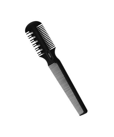 Hair Razor Comb  Sharp Hair Cutter Comb  Double Edge Razor Hair Cutting Comb for Thin and Thick Hair Trimming and Styling  5 PCS Spare Blades Included