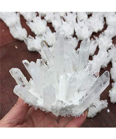 FAIRYT Natural Rock Quartz Clear Specimen Home Decoration Gemstone Headwear