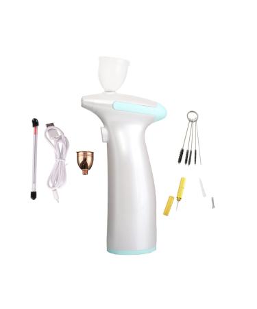 Easy Use Cordless Mini Airbrush with Compressor Powerful Professional Brand Hobby Foundation Makeup Salon Air Pump (Size : Part B Blue)