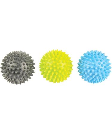 Fitness-Mad Massage Ball with Knobs - 6.5 cm Pack of 3 Multicolored | International Shipping - Buy Online on GoSupps.com