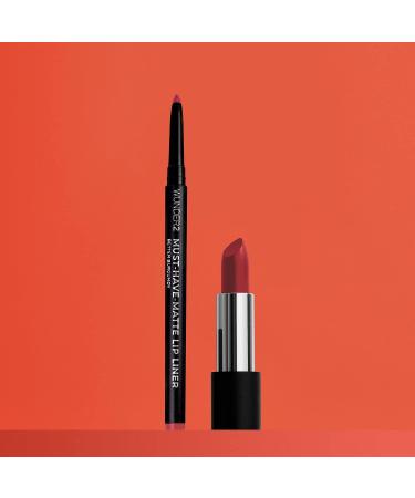 WUNDER2 Long Lasting Matte Lip Liner in Better Burgundy - Twist Up Lipliner - Buy Online on GoSupps.com