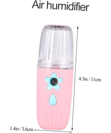 FRCOLOR De Brume Faciale Pour Soins De La Peau Mat riau Abs Pc Nano Face Appareil Portable Vapeur Pour Le Visage 11X3.6X3.6cm Rose - Buy Online on GoSupps.com