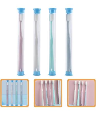 Buy Healvian Eco-Friendly Charcoal Toothbrushes 4 Pack Plastic-Free Organic Bristles for Women - Buy Online on GoSupps.com