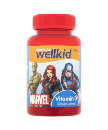 Vitabiotics Wellkid Marvel Vitamine D Jellies 50 Vegan Soft Jellies